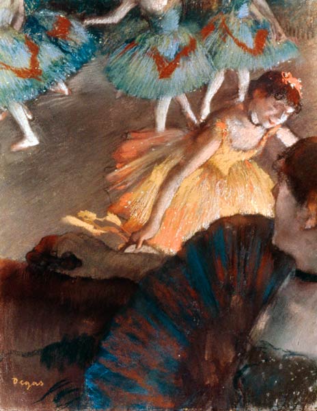Ballet, vu  d'une loge à Edgar Degas