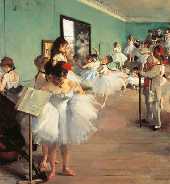 The Dance Class (Dance Examination) à Edgar Degas