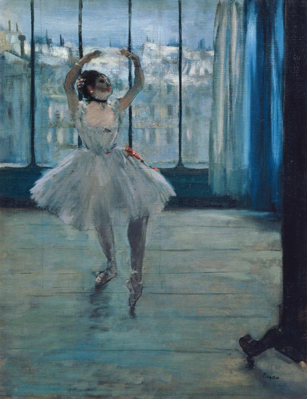 Dancer at the Photographer à Edgar Degas