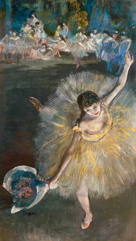 End of an Arabesque à Edgar Degas