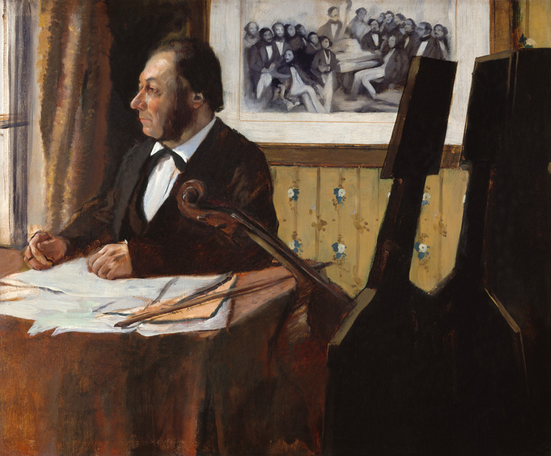 Louis-Marie Pilet, Cellist in the Orchestra of the Paris Opera à Edgar Degas