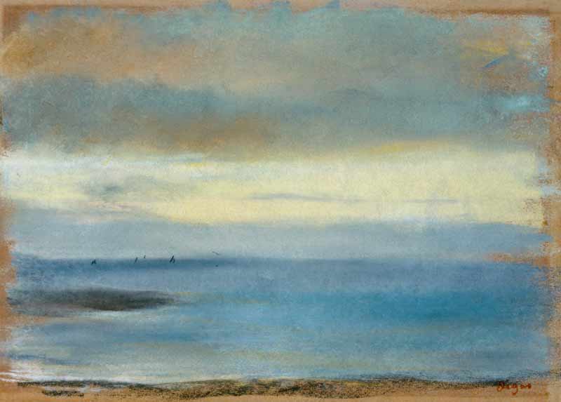 Marine sunset à Edgar Degas