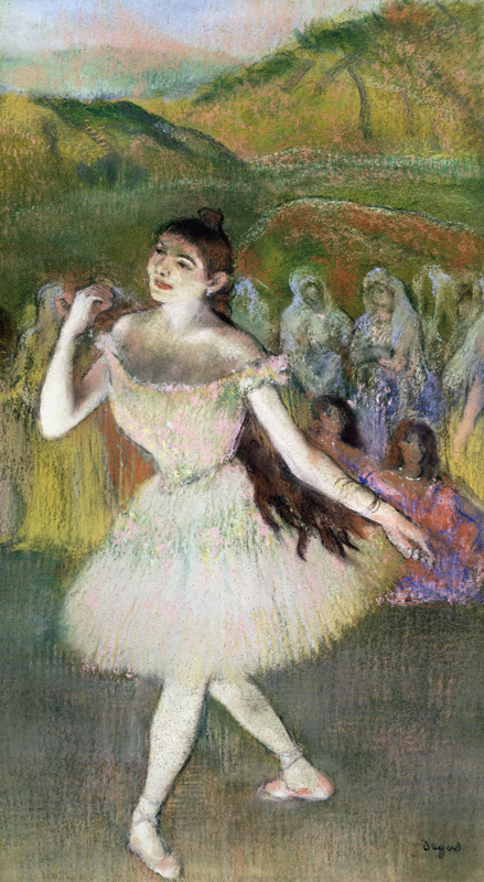 Pink Dancer à Edgar Degas