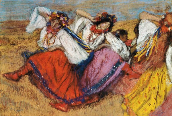 Russian dancers à Edgar Degas
