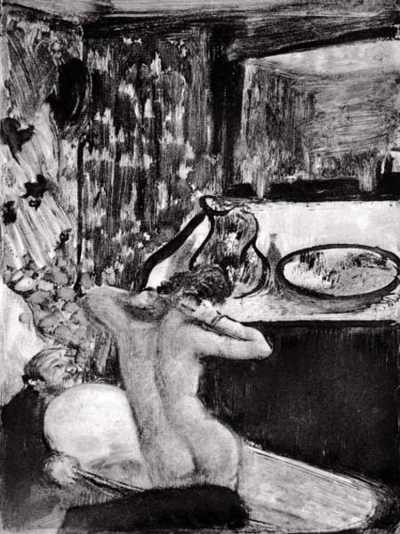Illustration from 'La Maison Tellier' by Guy de Maupassant à Edgar Degas