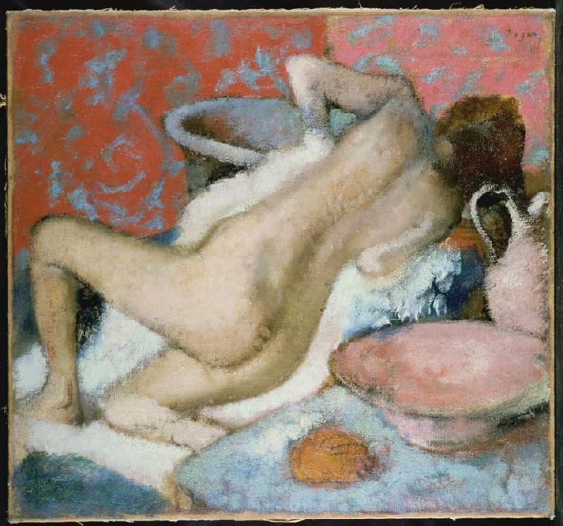 étude de nu à Edgar Degas