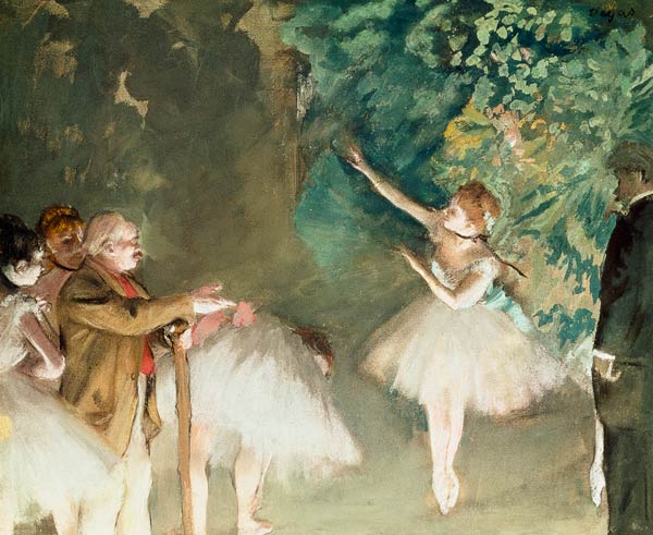 Ballet Practice à Edgar Degas