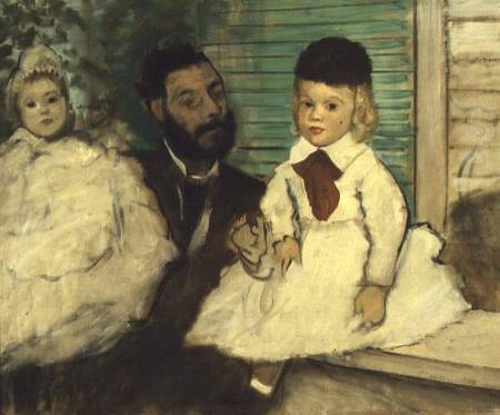 Comte Le Pic and his Sons à Edgar Degas