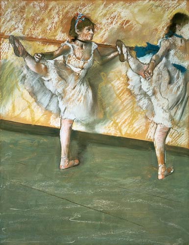 Dancers at the bar à Edgar Degas