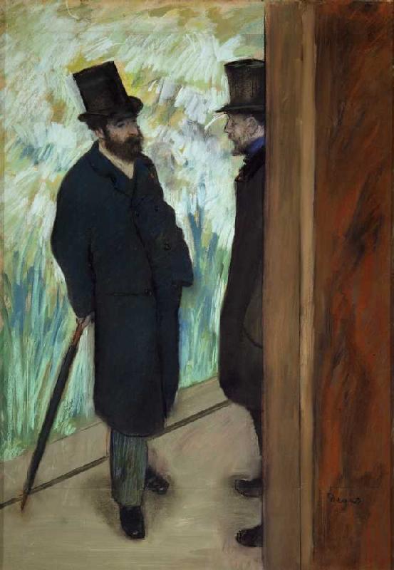 Freunde hinter den Kulissen à Edgar Degas