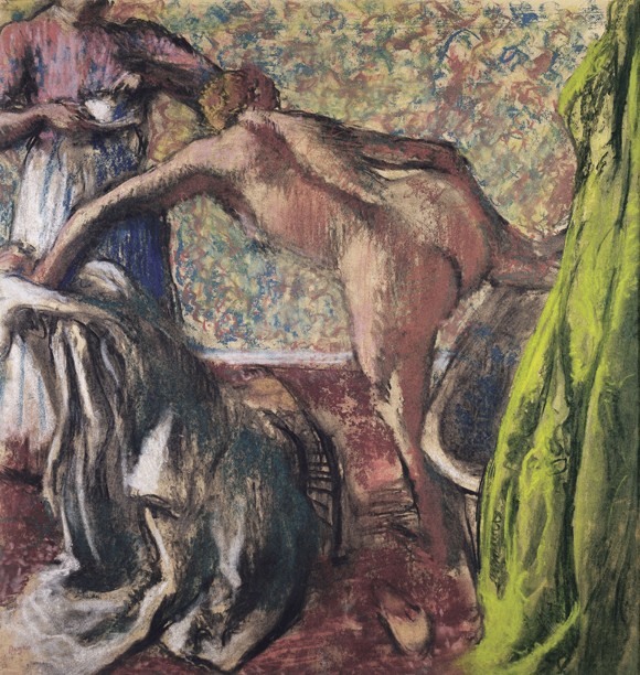 Breakfast After the Bath (Le Petit Déjeuner après le bain) à Edgar Degas