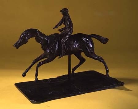 Jockey on a Horse à Edgar Degas
