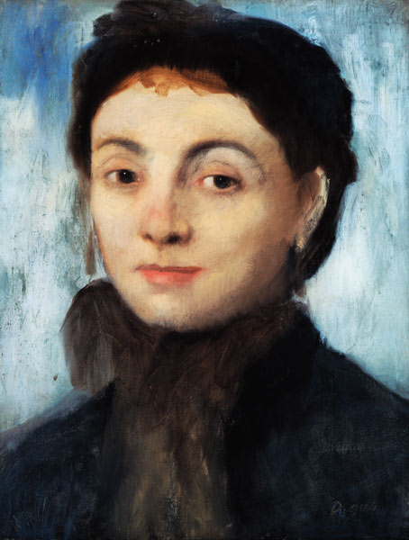 Portrait of Josephine Gaujelin à Edgar Degas