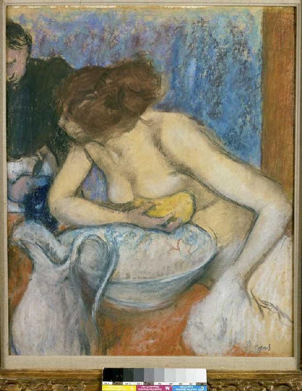 La toilette à Edgar Degas