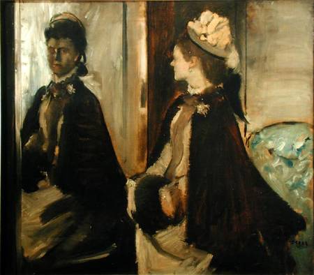 Madame Jeantaud in the mirror à Edgar Degas