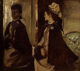 Madame Jeantaud devant le miroir à Edgar Degas