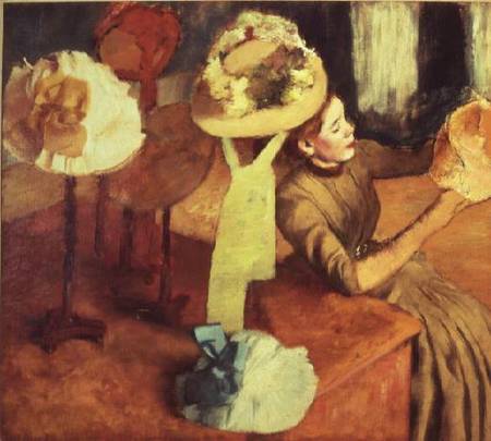 The Millinery Shop à Edgar Degas
