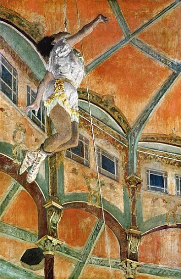 Miss La la at the Cirque Fernando à Edgar Degas