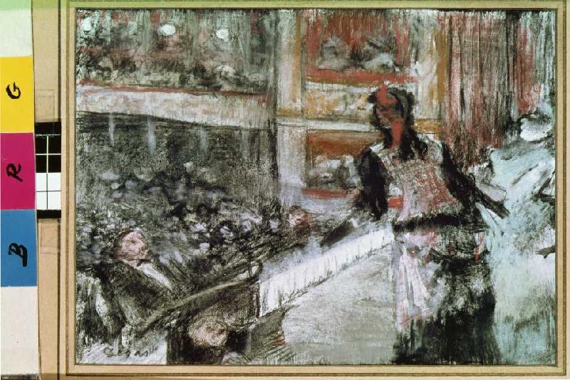 Dans l'opéra à Edgar Degas