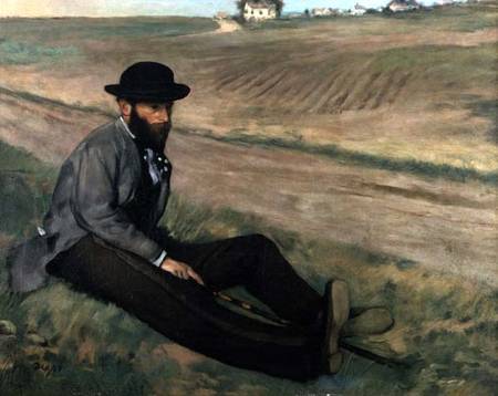 Portrait of Eugene Manet à Edgar Degas