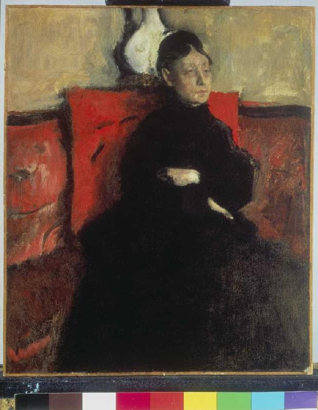 Portrait de la duchesse de Montejasi- Cicerale, la tante de l'artiste. à Edgar Degas