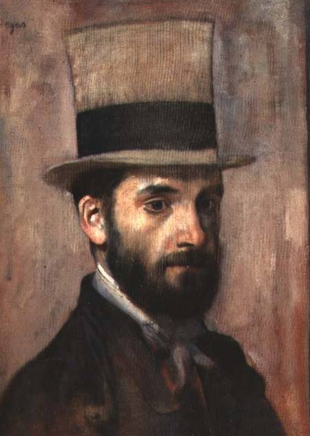 Portrait of Leon Bonnat (1833-1922) à Edgar Degas