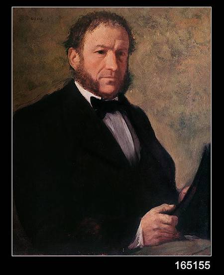 Portrait of Monsieur Ruelle à Edgar Degas