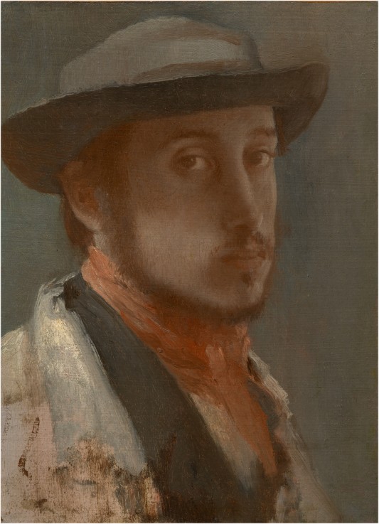 Self-Portrait à Edgar Degas