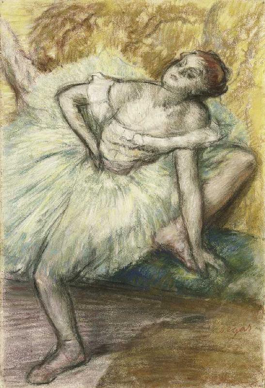 Étude d'un danseur à Edgar Degas