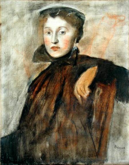 Study for a Portrait of a Lady à Edgar Degas