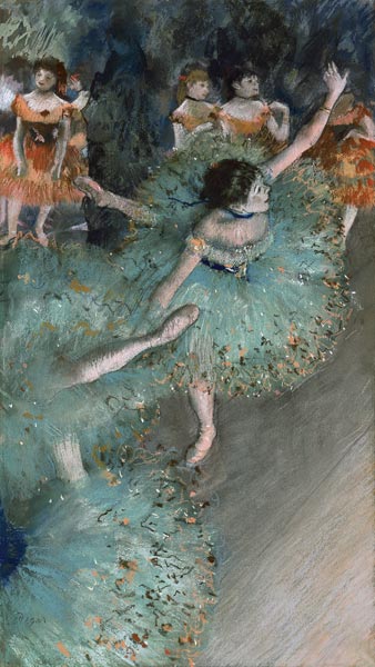 Swaying Dancer (Dancer in Green) à Edgar Degas