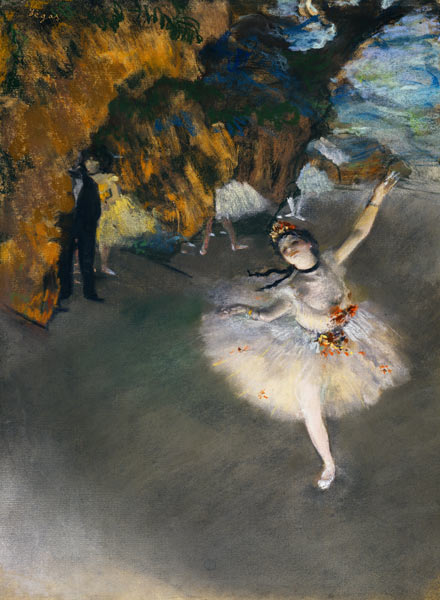 The Star, or Dancer on the stage à Edgar Degas