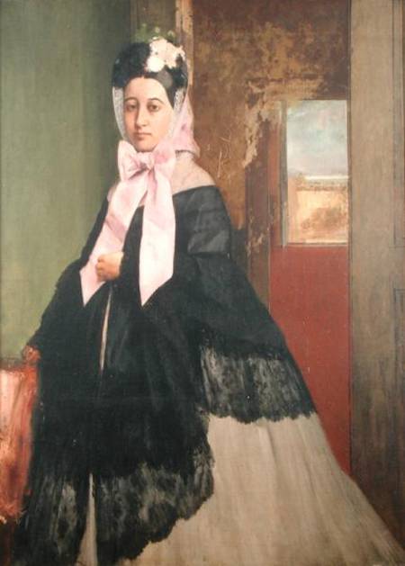 Therese de Gas (1842-95), sister of the artist, later Madame Edmond Morbilli à Edgar Degas