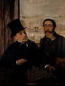 Edgar Degas et Everiste de Valernes.