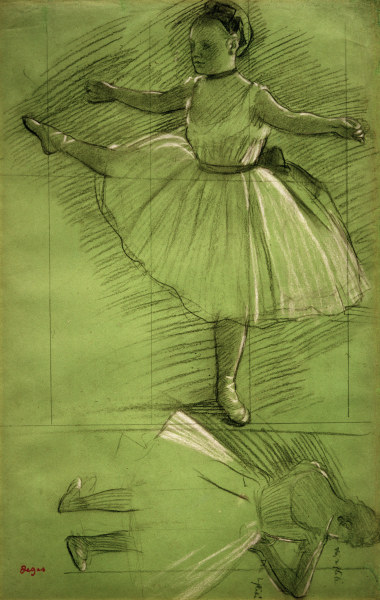 Two studies of dancers à Edgar Degas