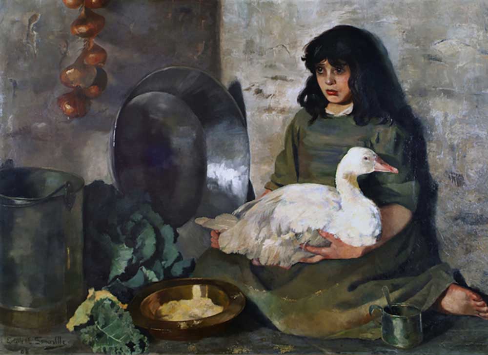 The Goose Girl, 1888 à Edith Oenone Anna Somerville
