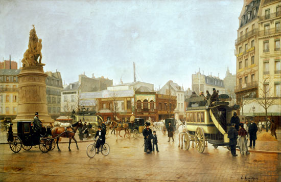 La Place Clichy, Paris à Edmond Georges Grandjean