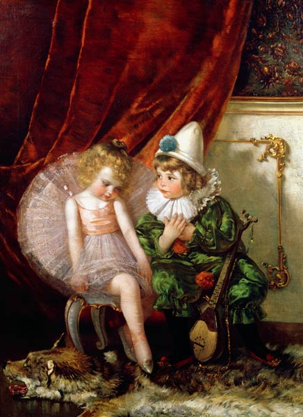 Pierrot and Pierrette à Edmond Louyot