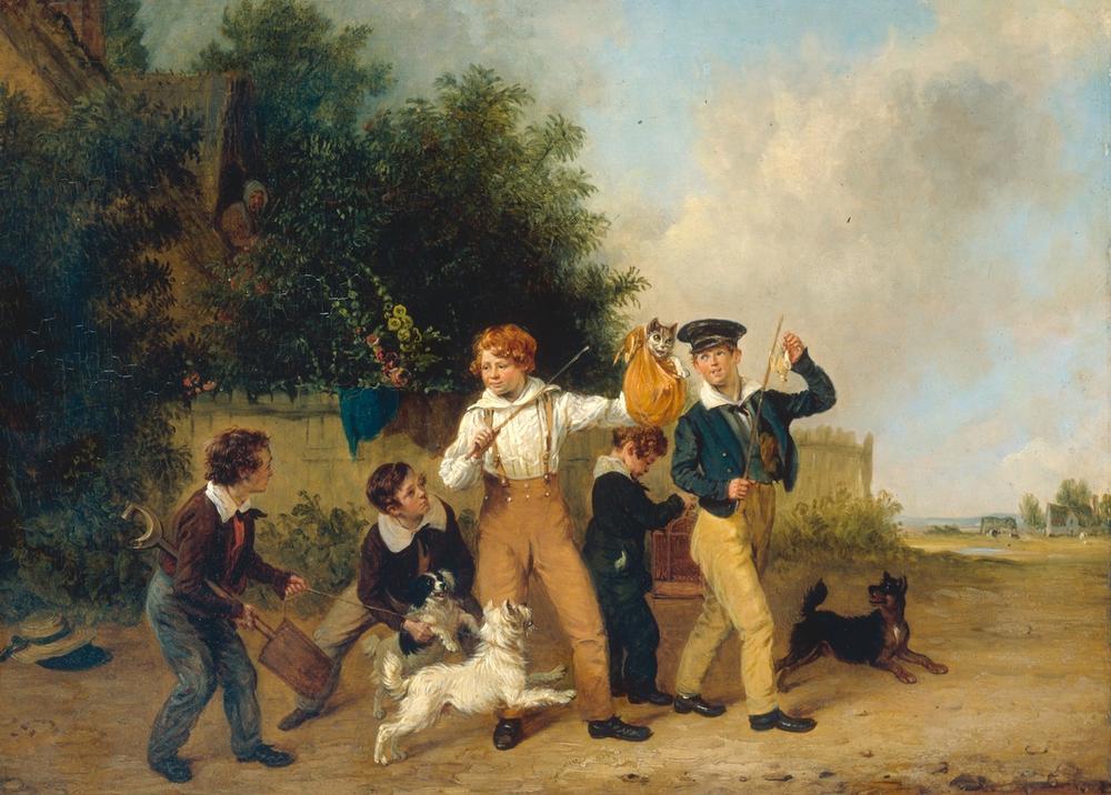 Boys with their Pets à Edmund Bristow