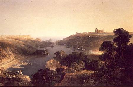 View of Whitby à Edmund John Niemann