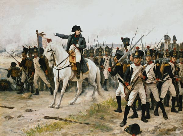Napoleon At The Battle Of Friedland à Edouard Debat-Ponsan