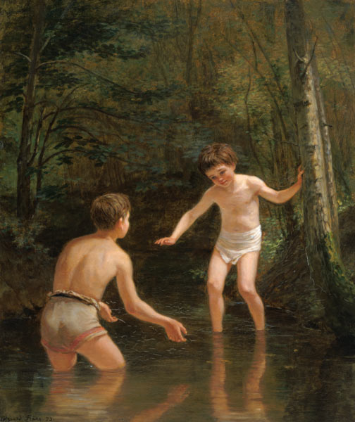 Bathing Boys à Edouard Frère