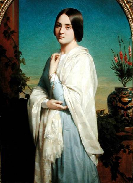 Madame Edouard Dubufe (1822-55) à Edouard Louis Dubufe