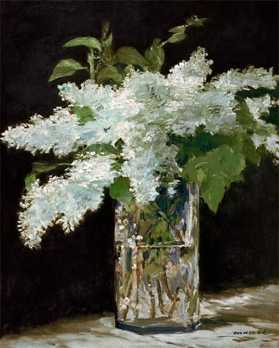 Bouquet de lilas à Edouard Manet