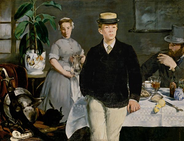 Petit déjeuner dans l'atelier à Edouard Manet