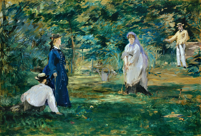 A Game of Croquet à Edouard Manet