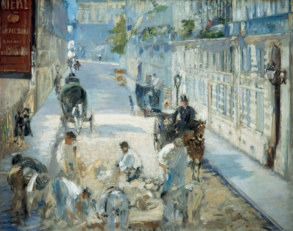 Les travailleurs de rue à Edouard Manet