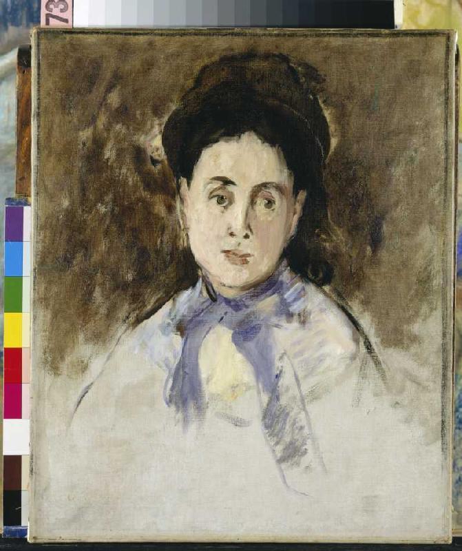 portrait d'une dame à Edouard Manet