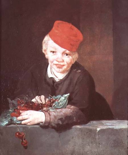 The Boy with the Cherries à Edouard Manet