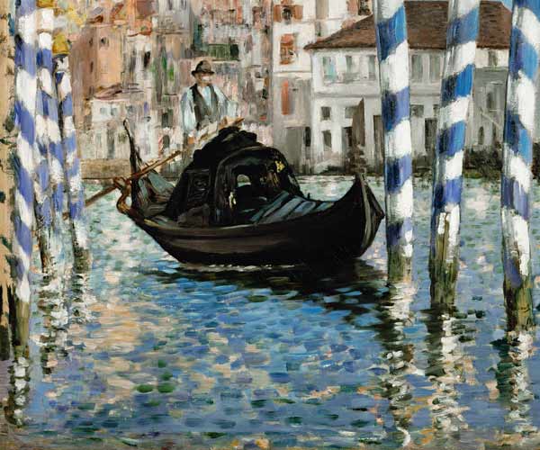 Canal Grande in Venedig à Edouard Manet
